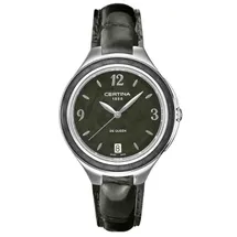 Certina Band C0182101605700A 17/14mm grau Leder