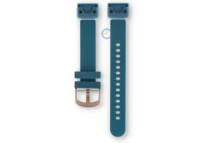 20mm bandje siliconen QuickFit - ocean green