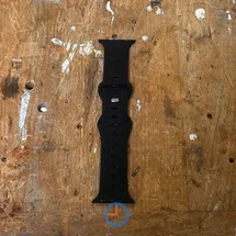 Apple watch bandje zwart letters+