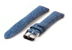 Watchstrap 18mm denim leather
