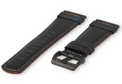 Garmin Fenix 6X strap - black leather