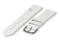 Seamless strap 20mm - shimmer white