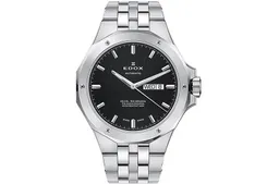Edox Les Bemonts C.R. - F. 95005 Uhrenarmband Schwarz