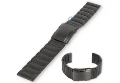 22mm titanium watch strap with Quick-Switch - gray