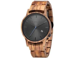 Kerbholz Uhrenarmband Gustav Zebranowood