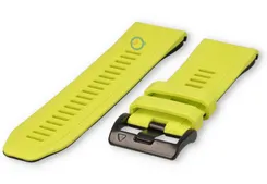 Garmin Fenix 7X soft silicone strap - green/black - 26mm