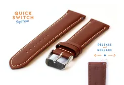 Watchstrap 20mm brown eco-friendly cowhide
