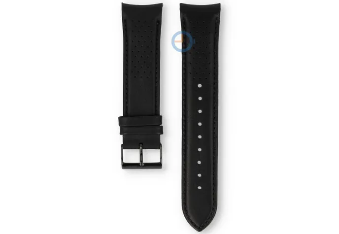 Hugo Boss 22mm gelochtes Uhrenarmband - schwarz