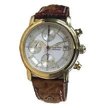 Leather strap Maurice Lacroix CR6097-YP011-120
