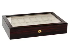 Uhrenbox Ebony Matt 24 Uhren