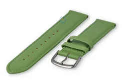20mm watch strap smooth leather - apple green