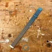 Milanese 22mm horlogeband - blauw/champagne
