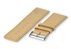 30mm watch strap smooth leather - vanilla