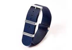 Watchstrap 20mm nylon darkblue