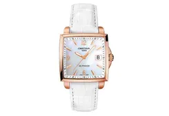 Certina Band C0013103611700A 19/16mm XL weiß Leder ohne Schließe