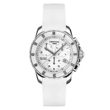 Certina Band C0142171701100A weiß Silikon