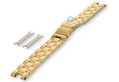 Alternative strap for Garmin Lily - yellowgold steel - 14mm