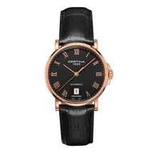 Certina Band C0174073605300A 21/18mm XL schwarzes Leder