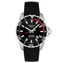 Certina Band C26070784269A schwarzes Kautschuk ohne Schließe