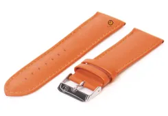 Watchstrap 20mm orange calf leather