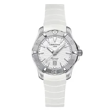 Certina Band C0322511701100A ohne Schließe weiß Kautschuk