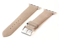 Apple Uhrenarmband Vintage Leder beige - 38/40/41/42mm