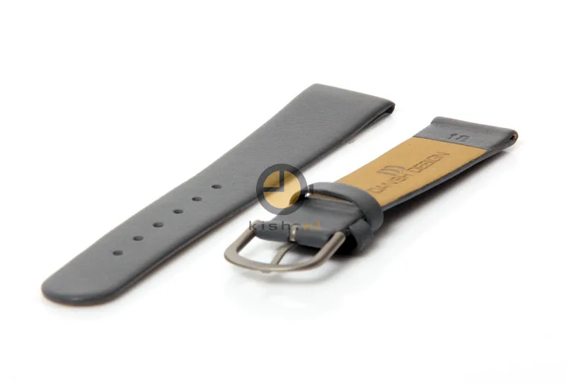 Danish Design watchstrap 18mm leather grey