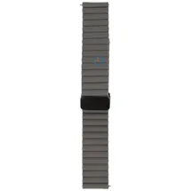 Magnetic leatherstrap - 18mm - Grey