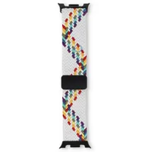 Samsung Galaxy Watch 8 Watch Strap - White Rainbow
