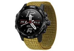 Coros nylon 22mm watch band with velcro - Khakigreen