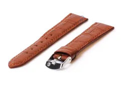 Watchstrap 20mm brown calf leather