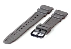 Casio Collection AE-1200WH horlogeband rubber - grijs