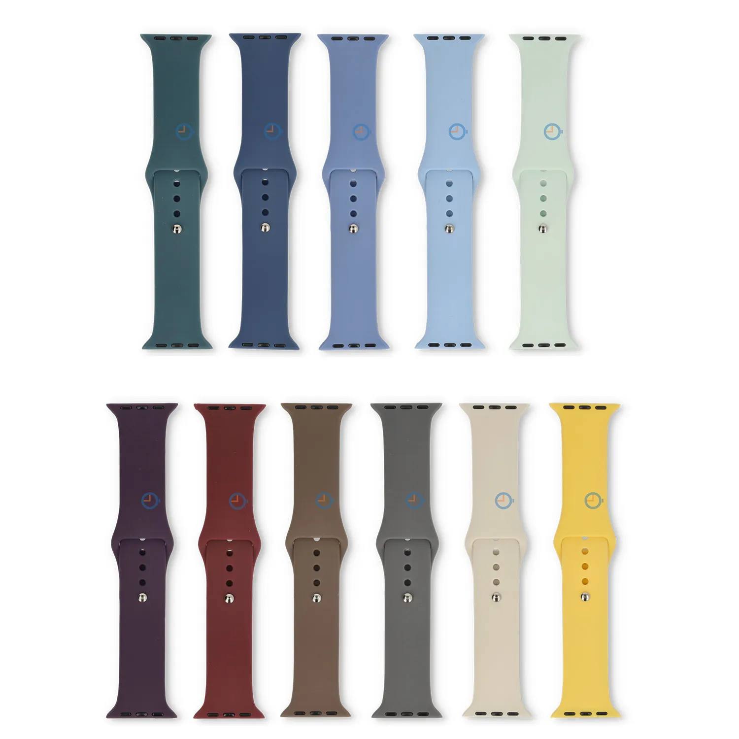 Siliconen horlogeband Apple Watch - Pale Cerulean - 38/40/41/42mm (S/M)