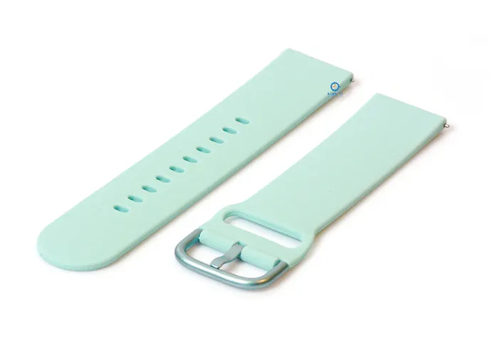 watchband 22mm silicone blue coral