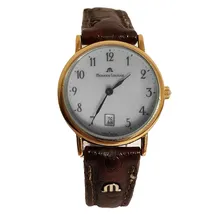 Leather strap Maurice Lacroix AR1023-YP011-120