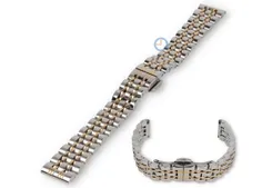 14mm Rolex Jubilee horlogeband - zilver/ros? staal