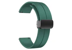 Durable silicone strap 16mm - sage green