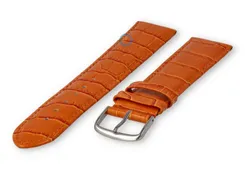 Lightly padded XL watch strap - 22mm - apricot
