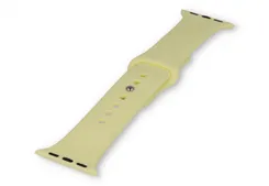 Apple watch strap silicone pastelyellow - 38/40/41/42mm