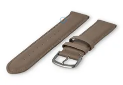 20mm watch strap smooth leather - taupe