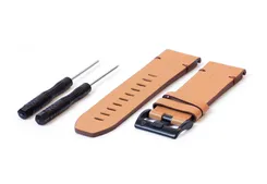 Garmin Fenix 6X/7X watchstrap lightbrown leather