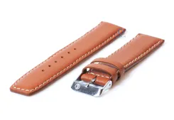 Watchstrap 18mm brown leather