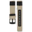 22mm Garmin Legacy Hero - First Avenger watch strap - nylon/leather - 22mm beige