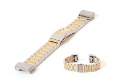 Fitbit Charge 2 watchstrap stainless steel silver/gold