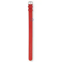 One-piece leather strap - 14mm - red