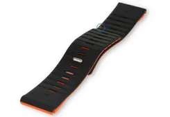 22mm magnetic QuickFit band - black orange
