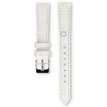 Universal 14mm white leather watch strap - Lorus
