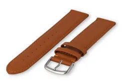XL watch strap smooth leather - 22mm - brown