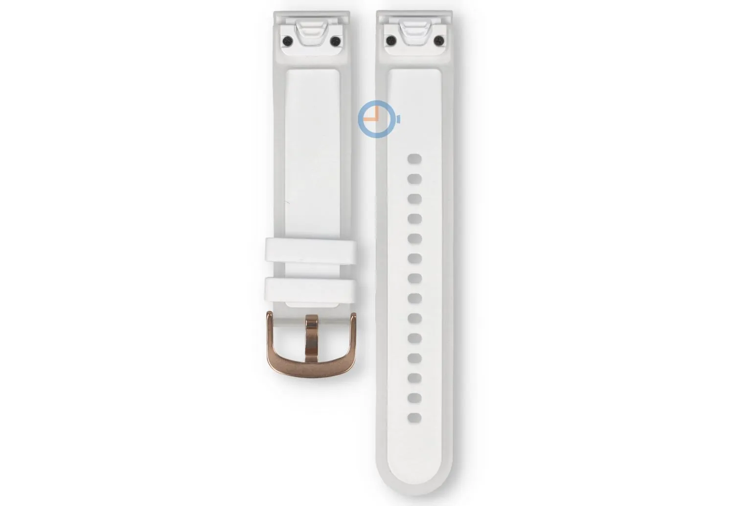 20mm bandje siliconen QuickFit - white