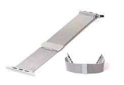 Wechselband für Apple watch 38mm - silber Mailänder